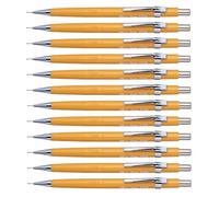 Pentel P200 Series Lápiz Mecánico 0.7mm Lead, 1 Paquete Of 12 Lápices - Naranja, 12
