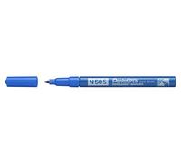 Pentel Pen N50S-C Marcador permanente, carcasa de aluminio, 1,0 mm, azul