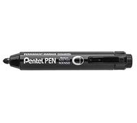 Pentel Pen NXN50-AX - Rotulador permanente retráctil punta cónica media, color negro