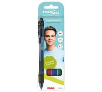 Pentel - Pentel Roller encre gel liquide EnerGel-X BL107, etui de 4