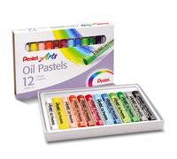 Pentel PHN-12 - Caja de 12 pasteles de aceite, colores surtidos 12 unidad (Paque