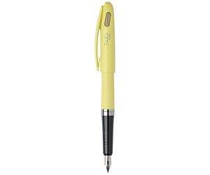 Pentel - Pluma estilográfica, diseño de pastel, color Jaune pastel