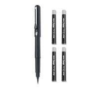 Pentel – Pluma estilográfica – punta de pincel – color negro