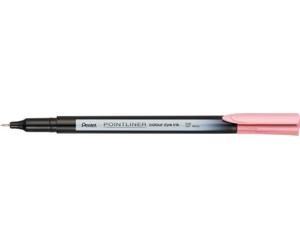 Pentel Pointliner Colour S40 - Rotulador de punta fina (0,4 mm, 12 unidades), color rosa