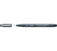 Pentel Pointliner S20P-10A - Rotulador de punta fina (1,0 mm), color negro