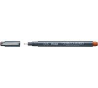 Pentel Pointliner S20P-5SG Fineliner Sanguine Waterproof and Non-Fastening 0.5 m