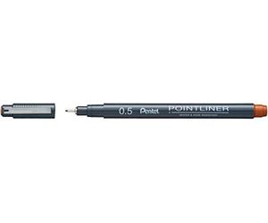 Pentel Pointliner S20P-5SG - Rotulador de punta fina (resistente al agua y a la luz, 0,5 mm, 1 unidad)