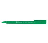 Pentel R50 Bolígrafo Verde Barril Base de Agua 0.8mm Punta 0.4mm Line Azul Ref R