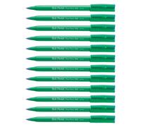 Pentel R50 Bolígrafo Verde Barril Base de Agua 0.8mm Punta 0.4mm Line Azul Ref R50-C [Paquete de 12] - Azul, Pack Of 12