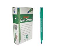 Pentel R50 Rollerball Pen Green Barrel Water-based 0.8mm Tip 0.4mm Line Blue Ref