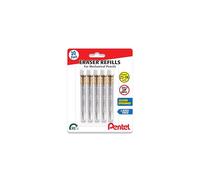 Pentel Recambios de goma de borrar para portaminas, 20 gomas de borrar - 5 tubos por paquete, 4 gomas de borrar por tubo