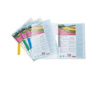 Pentel Recycology - Juego de dosieres con clip (10 unidades, tamaño A4, 20 hojas de capacidad), varios colores