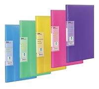 Pentel Recycology Vivid - Funda plástica archivadora con camisas (5 unidades), varios colores