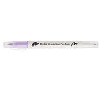 Pentel Rotulador de punta doble heliotropo - Pack de 10