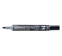 Pentel Rotulador para pizarra blanca MWL5SBF-AXMaxiflo Flex-Feel, color negro, 1 unidad