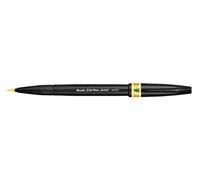 Pentel - Rotulador Pentel Artist con punta de pincel extrafina. Color amarillo.