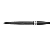 Pentel - Rotulador Pentel Artist con punta de pincel extrafina. Color gris.