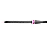 Pentel - Rotulador Pentel Artist con punta de pincel extrafina. Color rosa.