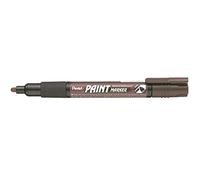 Pentel Rotulador permanente MMP20-EO de punta redonda de 2,0 mm, 1 unidad, marrón.