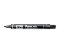 Pentel N50 Permanent Negro Rotulador - Negro, 1