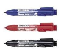 Pentel Rotulador permanente NX5, 1,2 mm, color azul.