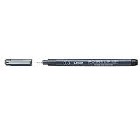 Pentel - Rotulador Pointliner calibrado pigmentado. Punta de 0,3mm.