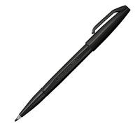 Pentel S520-AD - Bolígrafo a base de agua, bolígrafo de autógrafo, negro, 0.5 x 5.3 pulgadas (1.3 x 13.3 cm)