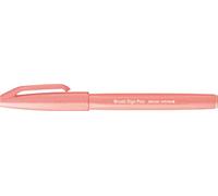 Pentel SES15C-F2X Brush Sign Pen - Bolígrafo de punta tipo pincel, color naranja