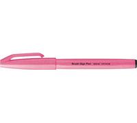 Pentel SES15C-FPX Brush Sign Pen - Rotulador de punta tipo pincel, color rosa neón, 1 unidad