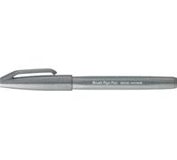 Pentel SES15C-N- Bolígrafo de punta de fibra tipo pincel, color gris 1 unidad