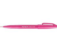 Pentel SES15C-P - Bolígrafo de punta de fibra tipo pincel, color rosa 1