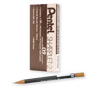 Pentel Sharplet-2 Mechanical Pencil Brown Barrel Box of 12 (A129E)