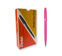 Bolígrafo Pentel con punta de fibra rotulador rosa