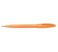 Pentel Sign Pen S520 - Bolígrafo con punta de fibra, color naranja Lote de 12