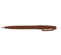 Pentel Signo Pluma Fina Fibra Punta Fieltro Acrílico Pluma - Marron, Pack Of 1