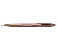 Pentel Pluma fina de fibra punta de fieltro acrílico Marrón Pack de 1