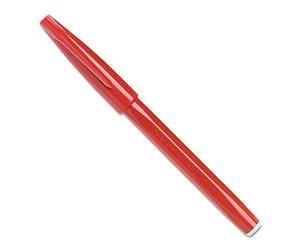 Pentel Signo Pluma Fina Fibra Punta Fieltro Acrílico Pluma - Rojo, Pack Of 1