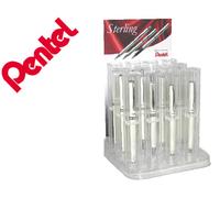 Pentel Sterling Pearl Display con 12 piezas