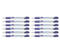 Pentel Techniclick - Portaminas con botón lateral (0,7 mm, 12 unidades), color verde, color violeta