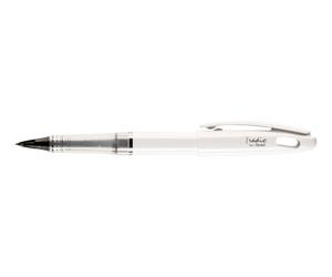 Pentel Tradio - Rotulador con punta de fieltro (tinta negra), color blanco