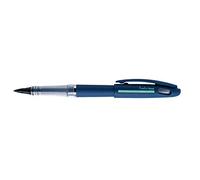 Pentel Tradio TRJ99A-A - Rotulador estilográfico de gama Sport Chic, cuerpo negro mate, tinta negra recargable, color azul ocuro