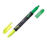 'Pentel Twin Checker SLW8-GK Highlighter (Yellow/Green