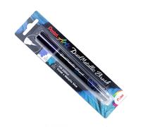 Pentel XGFH-DVX - Bolígrafo metálico doble relleno de tinta con purpurina iridis