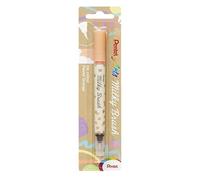 Pentel XGFH-PFX Milky Brush - Rotulador con pincel líquido, color pastel de secado mate, naranja pastel, 1 unidad = 5 unidades en blíster