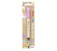 Pentel XGFH-PPX Milky Brush - Rotulador con pincel líquido de secado mate, color pastel rosa pastel, 1 unidad = 5 unidades en blíster