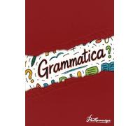 Pentharmonique Subject Series - Quaderno di GRAMMATICA formato A4, 100 pagine a RIGHE senza margine per Scuola Secondaria di Primo Grado, Copertina dedicata alla materia in cartoncino