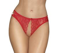 Penthouse, braguitas sin entrepierna, varias tallas, lencería, 'Naughty valentine', talla S/M-L/XL, color:rojo, Talla:M/L