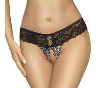 Penthouse, braguitas sin entrepierna, varias tallas, lencería, 'Pure instincts', negro, talla S/M-L/XL, Talla:S/M