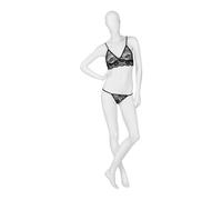 Penthouse Doble Especie - conjunto de sujetador de encaje (negro) - M/L