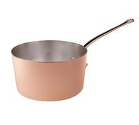 Pentole Agnelli ALCU105F16 Cacerola alta de cobre estañado con 1 manija, 16 cm
